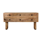 'U' Oak-ish Pineapple Bench