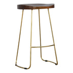 Gold Iron Bar Stool
