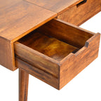 Chestnut Foldable Mirror Tables