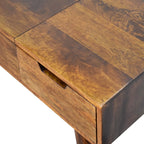 Chestnut Foldable Mirror Tables