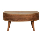 Mini Oak-ish Wave Coffee Tables