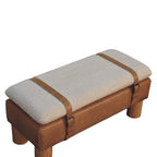 Strapped Cyclinder Bench