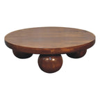 Chestnut Central Ball Tables