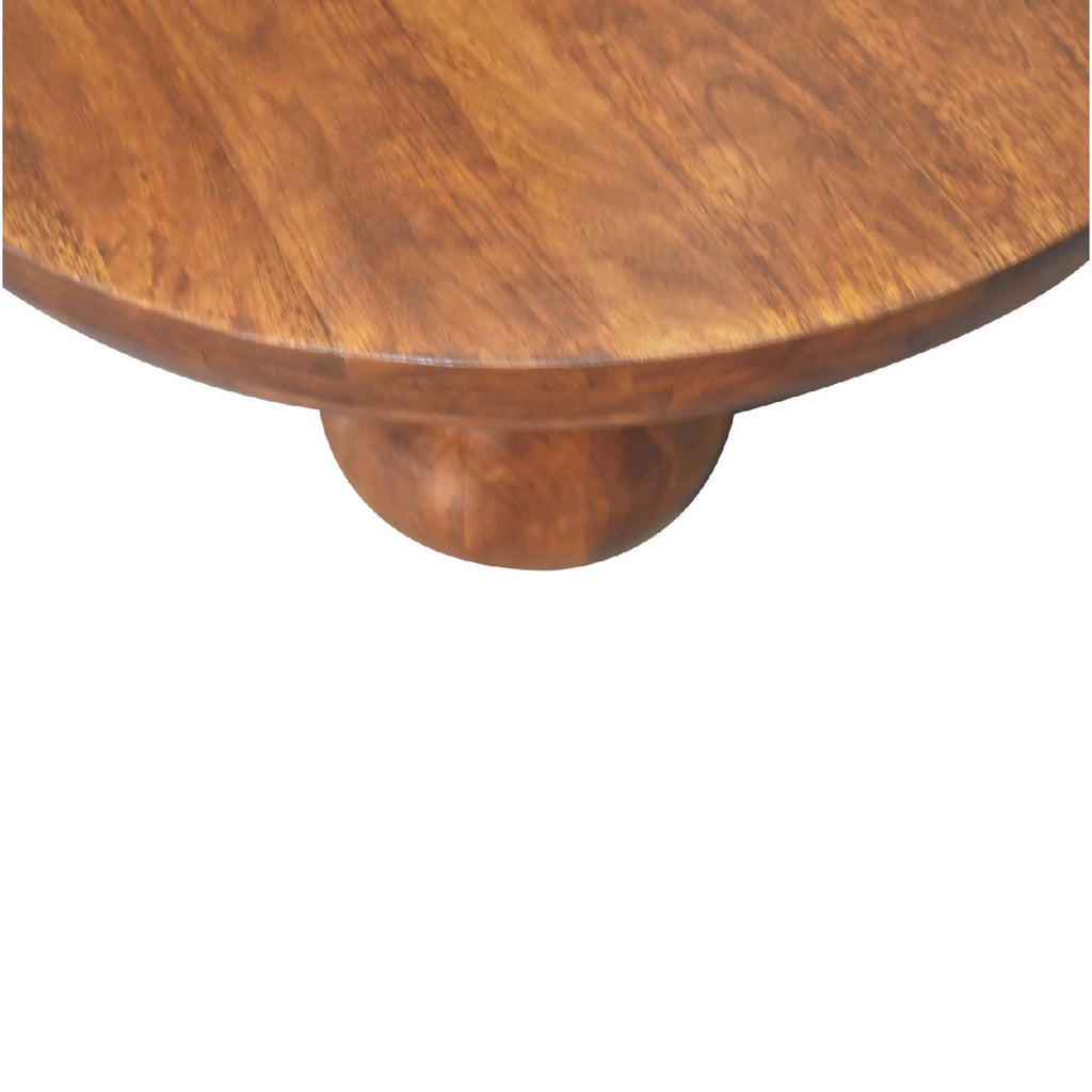 Chestnut Central Ball Tables