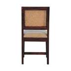 Cream Boucle Rattan Chair