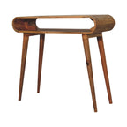 Amaya Oak-ish Nordic Style Console Tables