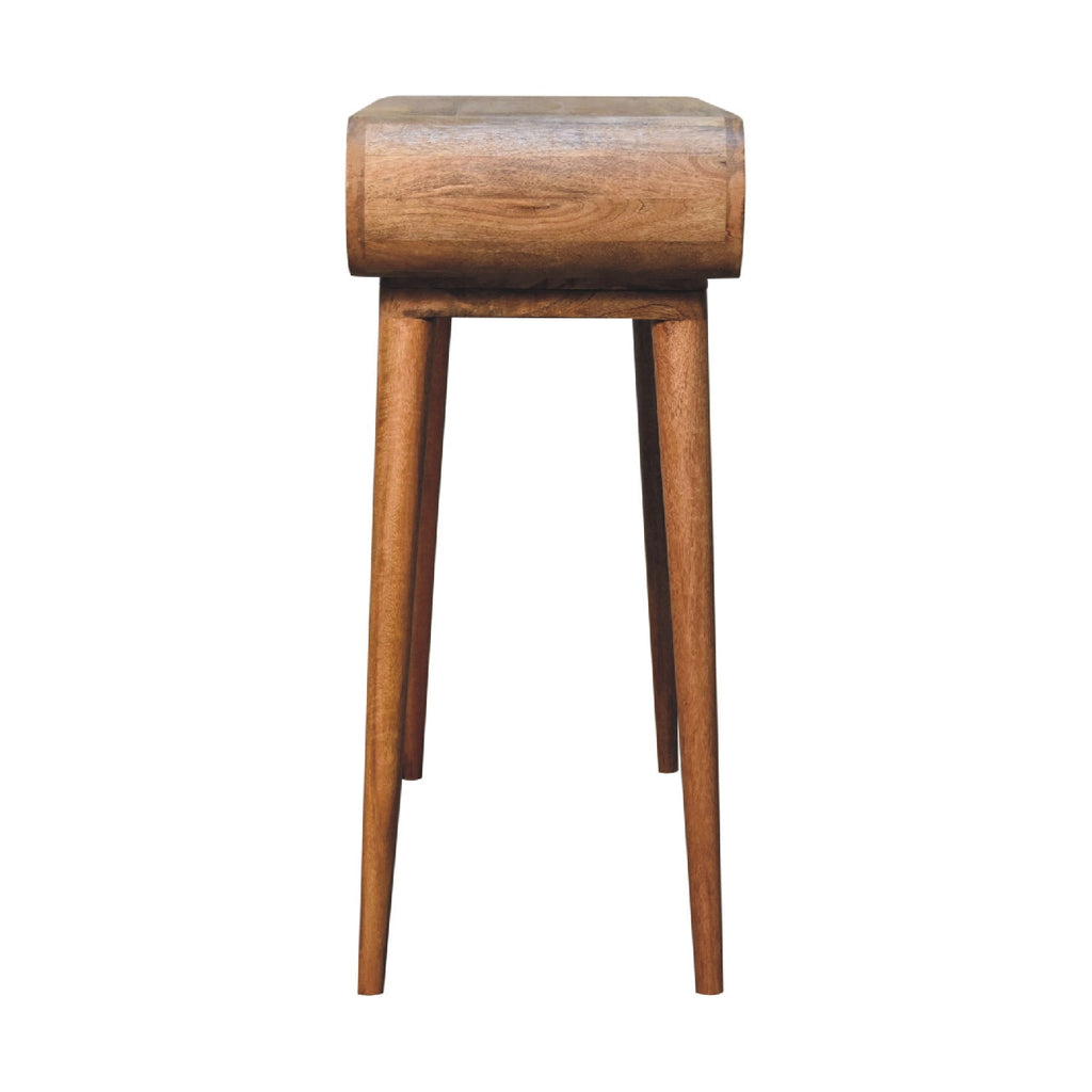 Amaya Oak-ish Nordic Style Console Tables