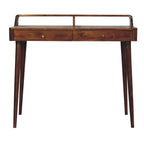 Elevated Chestnut Console Tables