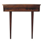 Backless Mounted Chestnut Console