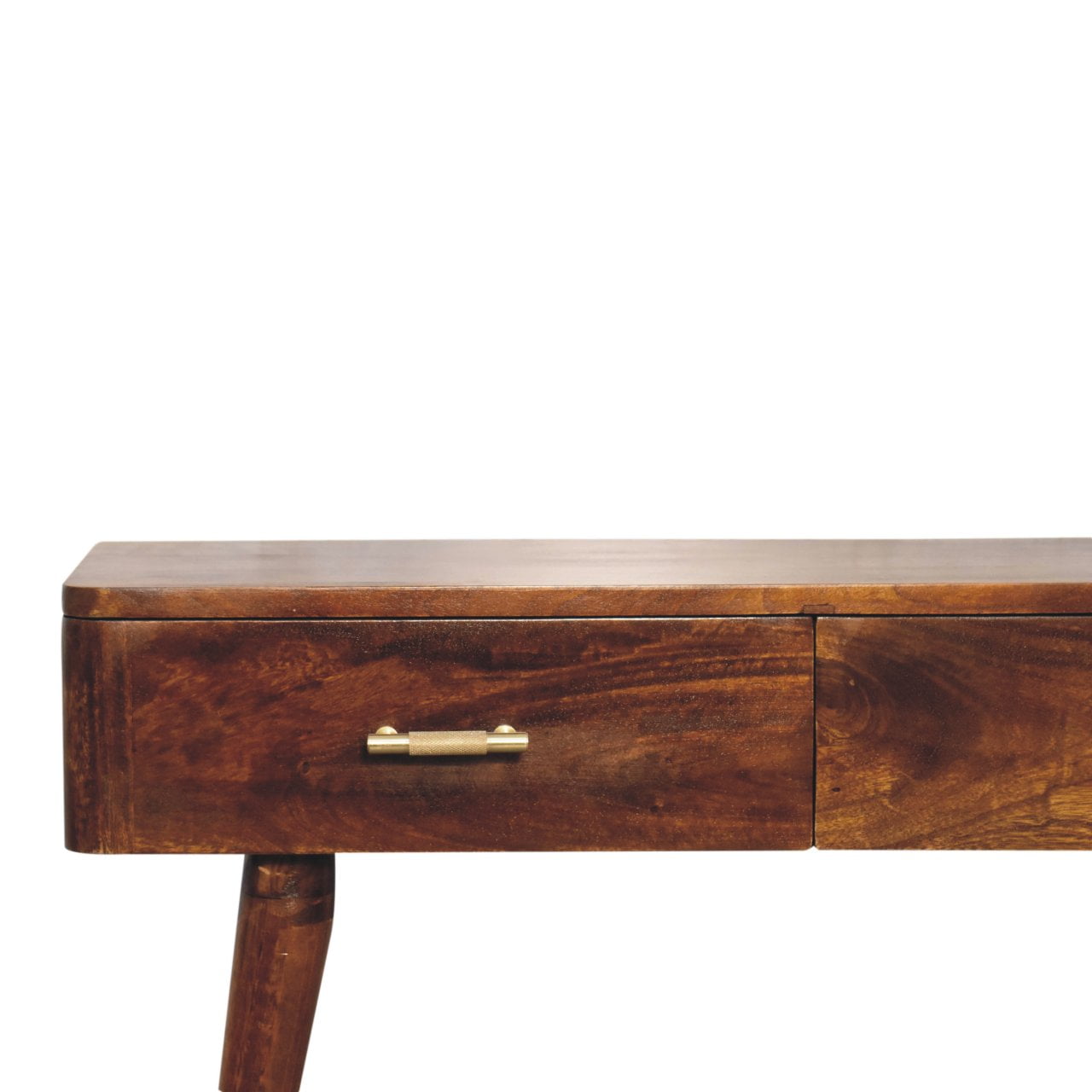 Chestnut T-Bar Console Tables