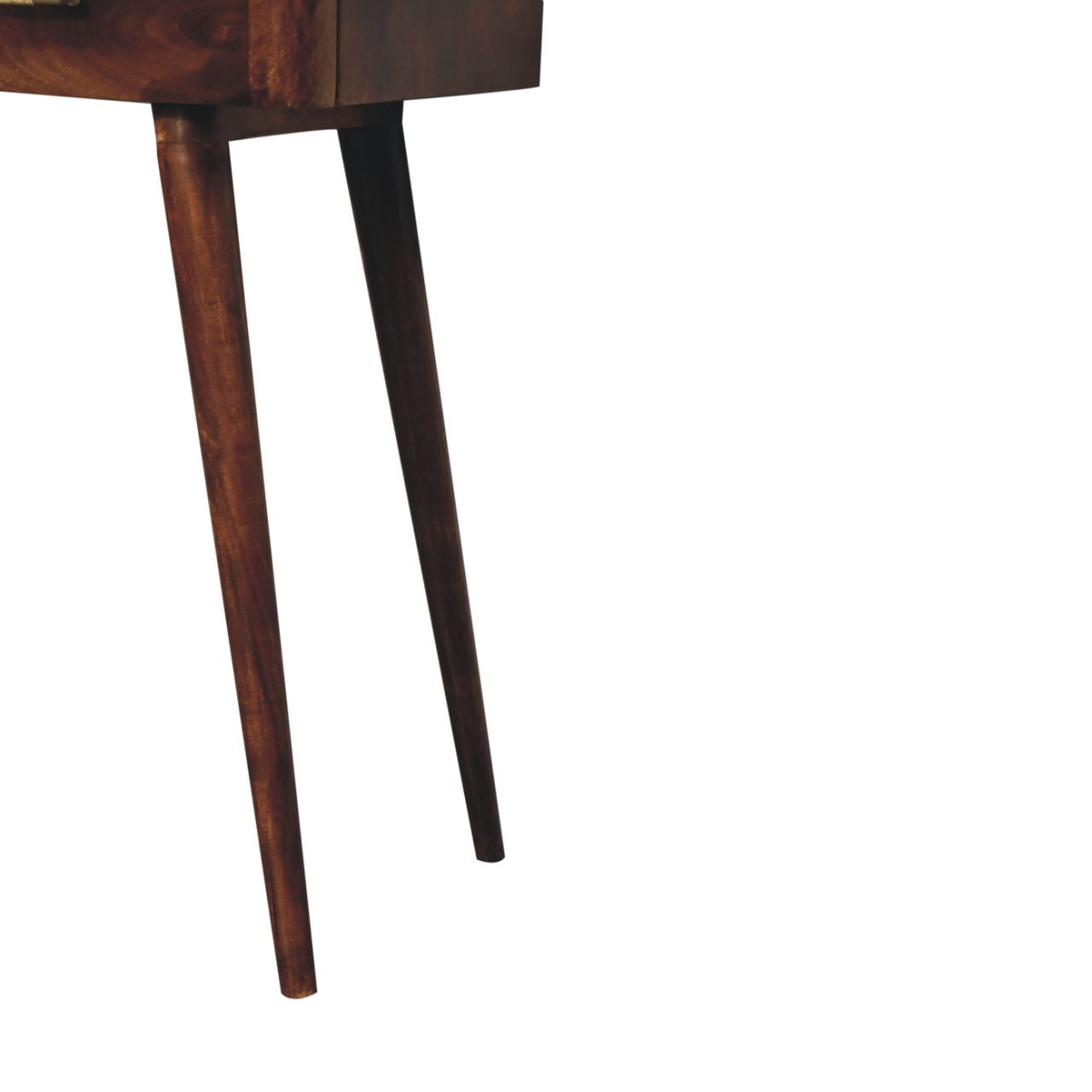 Chestnut T-Bar Console Tables