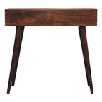 Chestnut T-Bar Console Tables