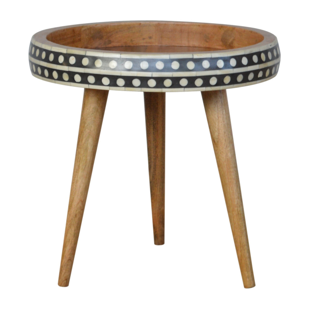 Small Dotted End Tables