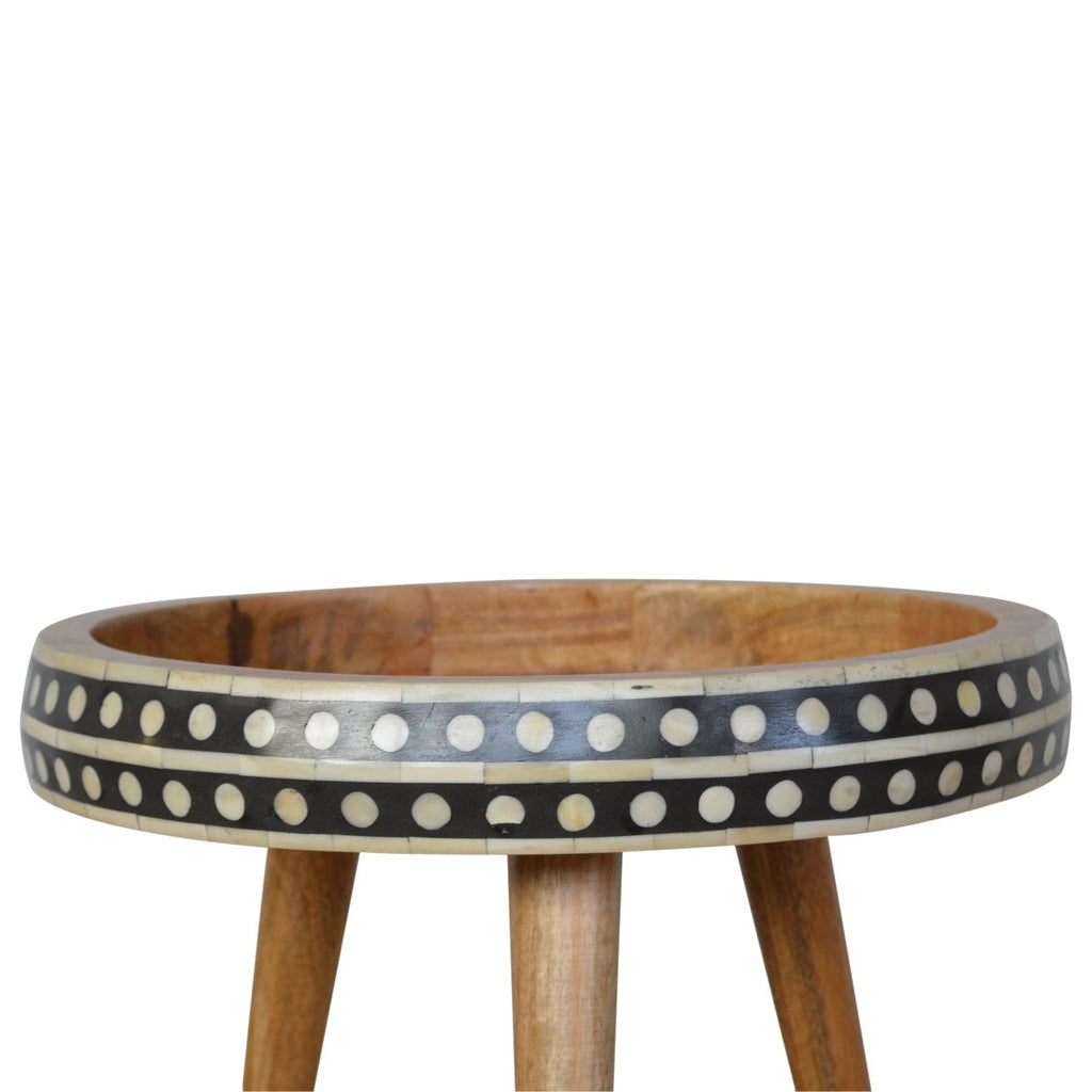 Small Dotted End Tables