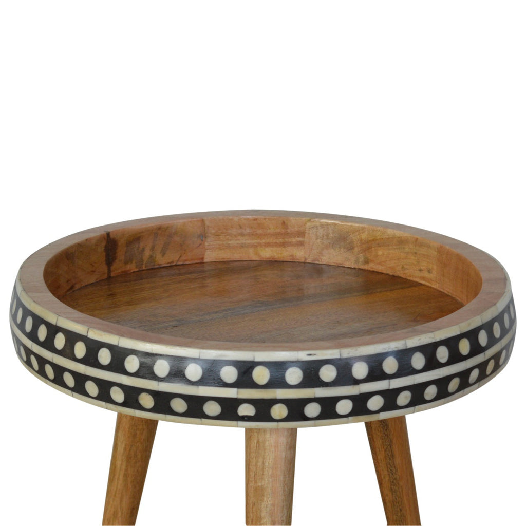 Small Dotted End Tables