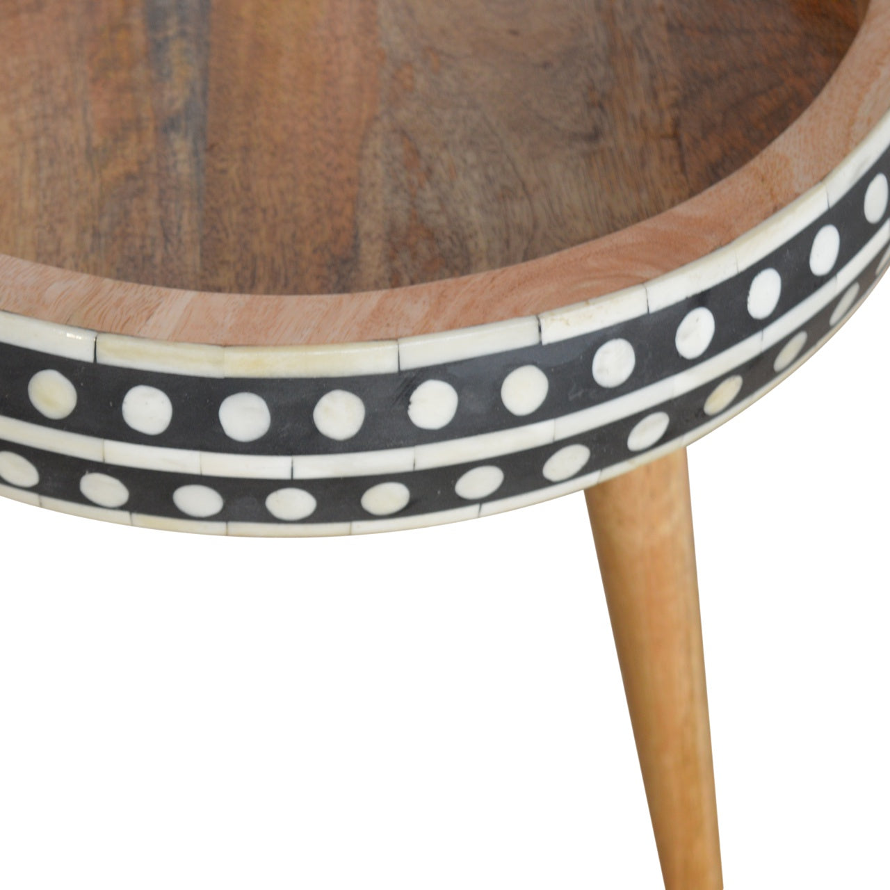 Small Dotted End Tables