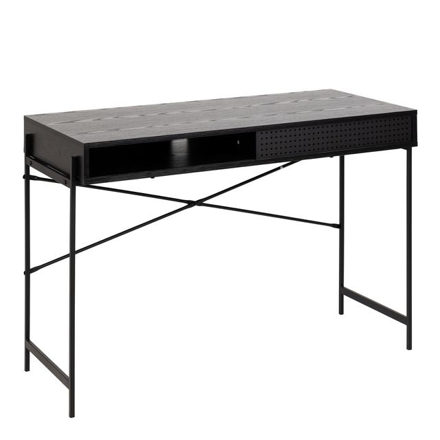 Angus Office Desk with Sliding Door