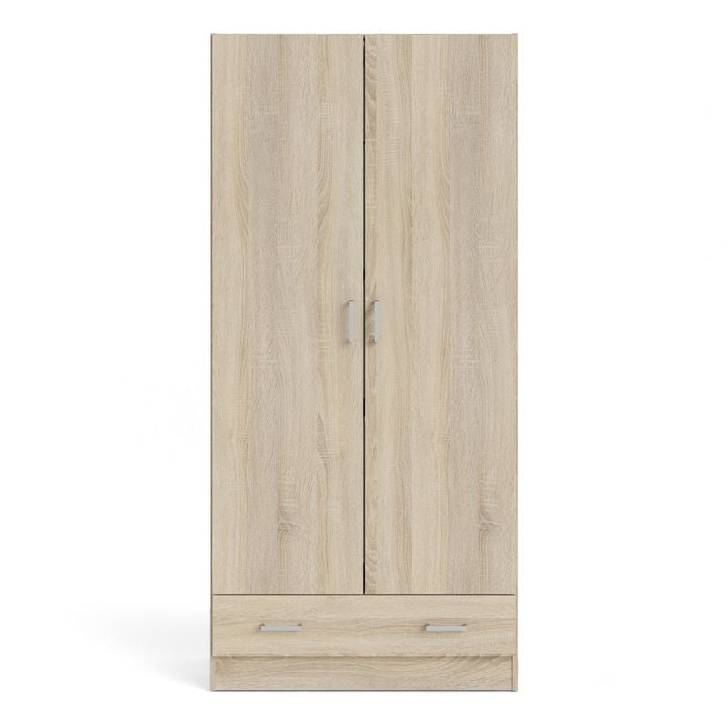 Space Wardrobe with 2 Doors + 1 Drawer