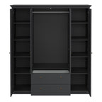 Paris Wardrobe with 4 Doors and 2 Drawers