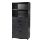 Prima Bookcase 1 Shelf With 2 Drawers 2 File Drawers