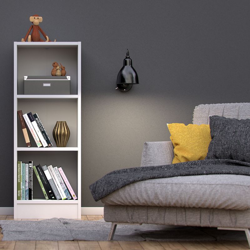 Basic Low Narrow Bookcase