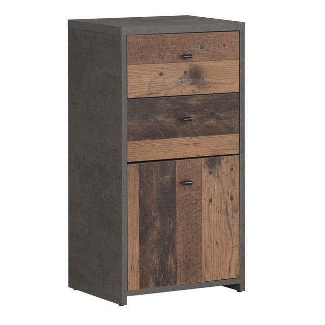 Best Chest Storage Cabinet 2 Drawers 1 Door