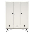 Ry Wardrobe 3 Doors 3 Drawers