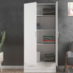 Space Wardrobe with 2 Doors + 1 Drawer