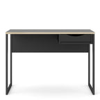 Function Plus Desk 1 Drawer with Oak Trim