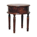 Honey finish Turned Leg Bedside