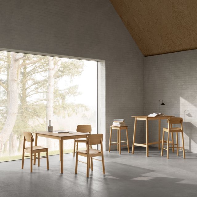 Barlow Rectangular Dining Table in Matt Oak