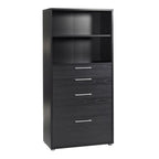 Prima Bookcase 1 Shelf With 2 Drawers 2 File Drawers