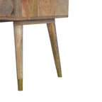 1 Drawer Gold Brass Bedside