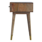 1 Drawer Gold Brass Bedside