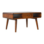 Curved Chestnut Coffee Tables