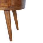Chestnut Rounded Bedside Tables