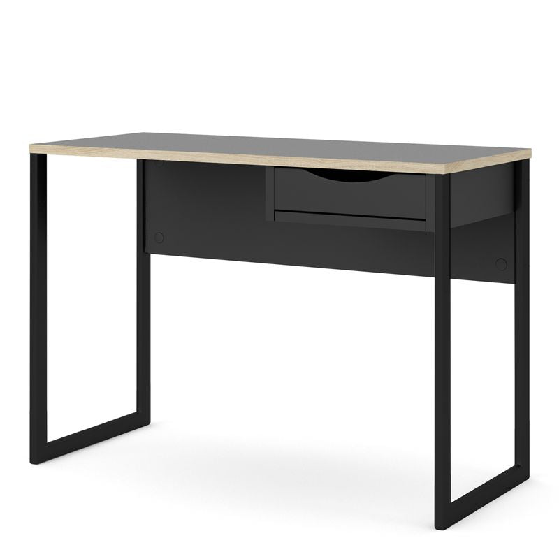 Function Plus Desk 1 Drawer with Oak Trim