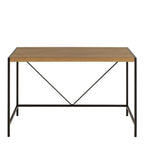 Bahamas Office Desk in Black and Oak