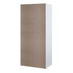 Space Wardrobe 2 Sliding Doors in White