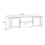 Bohol 2 Door 1 Drawer TV Unit