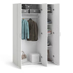 Space Wardrobe 3 Doors White 1751